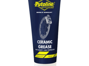 A dark blue 100G Tube for Putoline Ceramic Grease. The bottle features yellow and white writing.